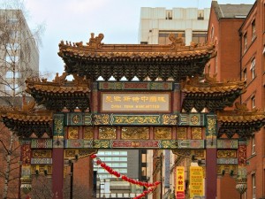 Čínská čtvrť v Manchesteru - letenky do Anglie