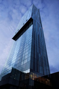 Beetham Tower, letenky do Anglie